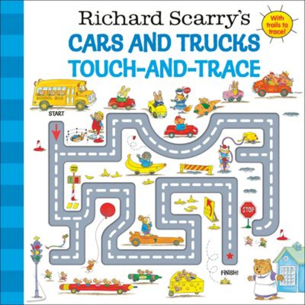 Richard Scarry's Cars and Trucks Touch-And-Trace -- Richard Scarry